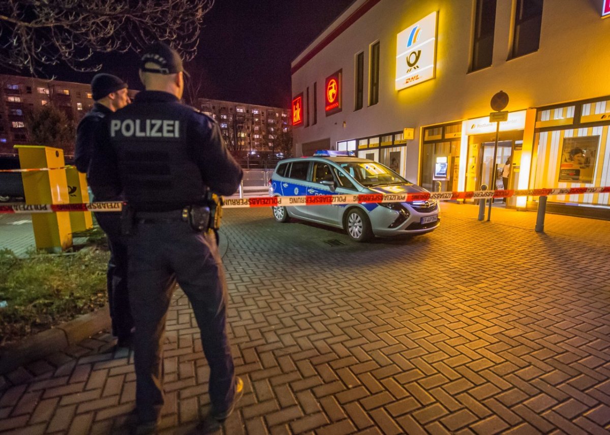 Überfall auf Postbank in Erfurt-Melchendorf