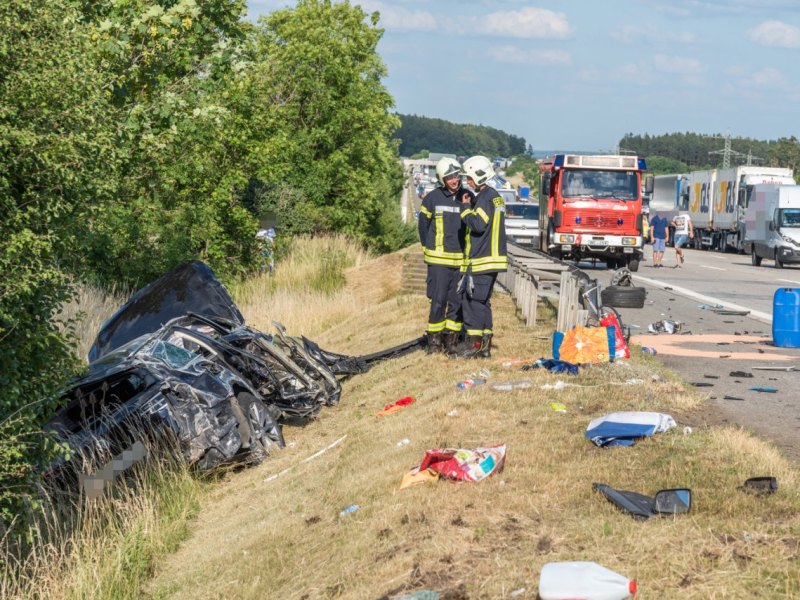 Unfall A4 Nohra Weimar