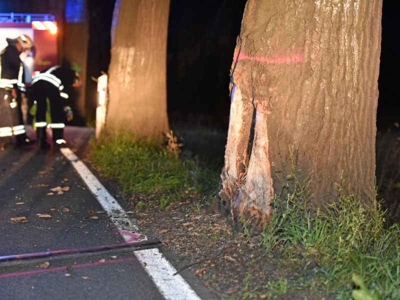 Unfall mit Baum