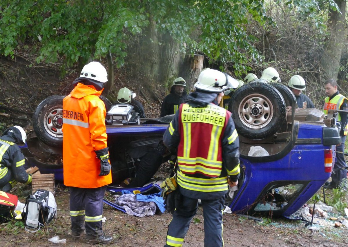 Unfall mit Kindern im Geländewagen im Eichsfeld