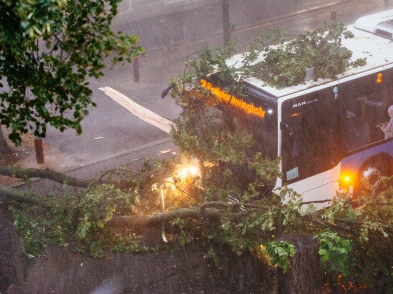 Unwetter in Weimar