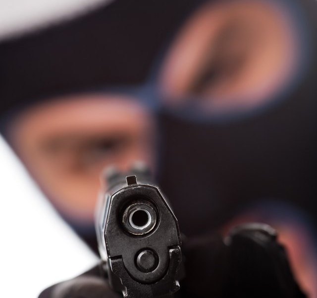 Waffe Einbrecher