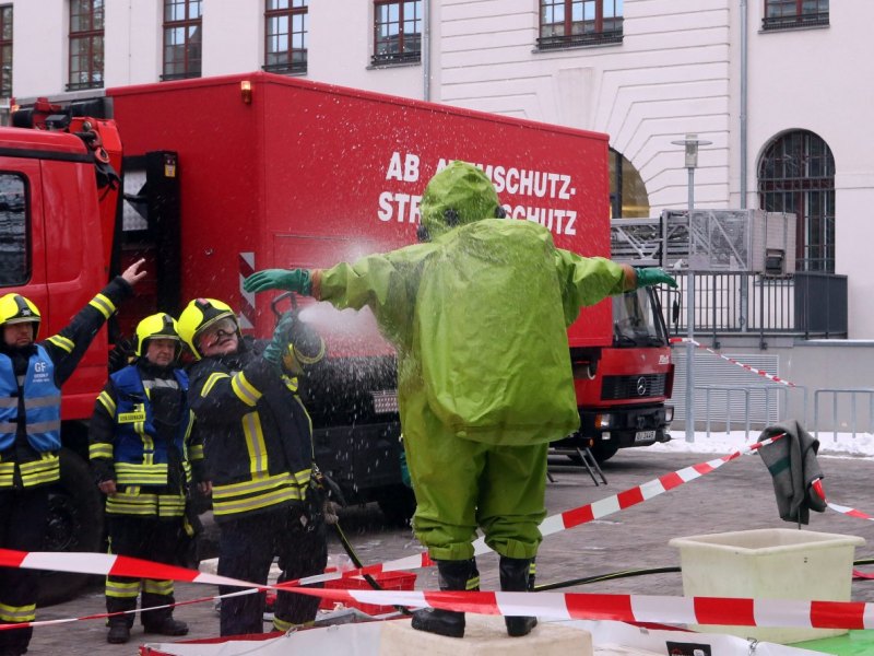Weißes Pulver Justizzentrum Gera
