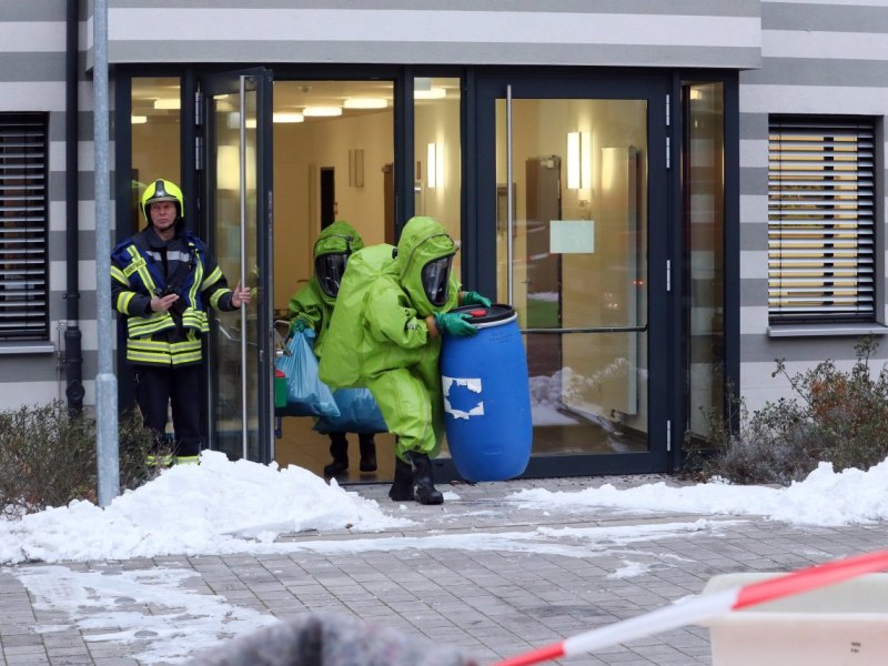 Weißes Pulver in Brief im Justizzentrum Gera
