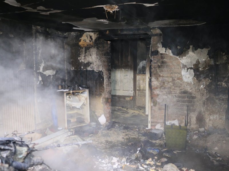 Wohnungsbrand in  Erfurt-Bischleben