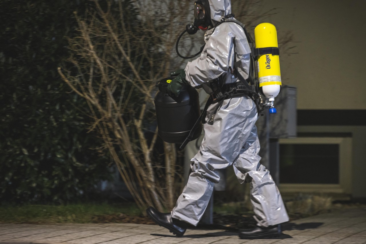 Schon wieder musste die Feuerwehr in Gera zu einem ABC-Einsatz ausrücken. 