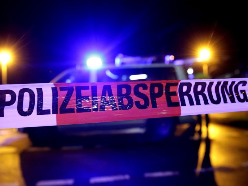 gera polizei absperrung