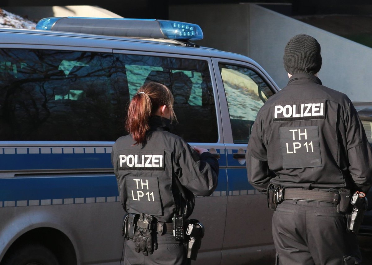 polizei polizisten erfurt thüringen