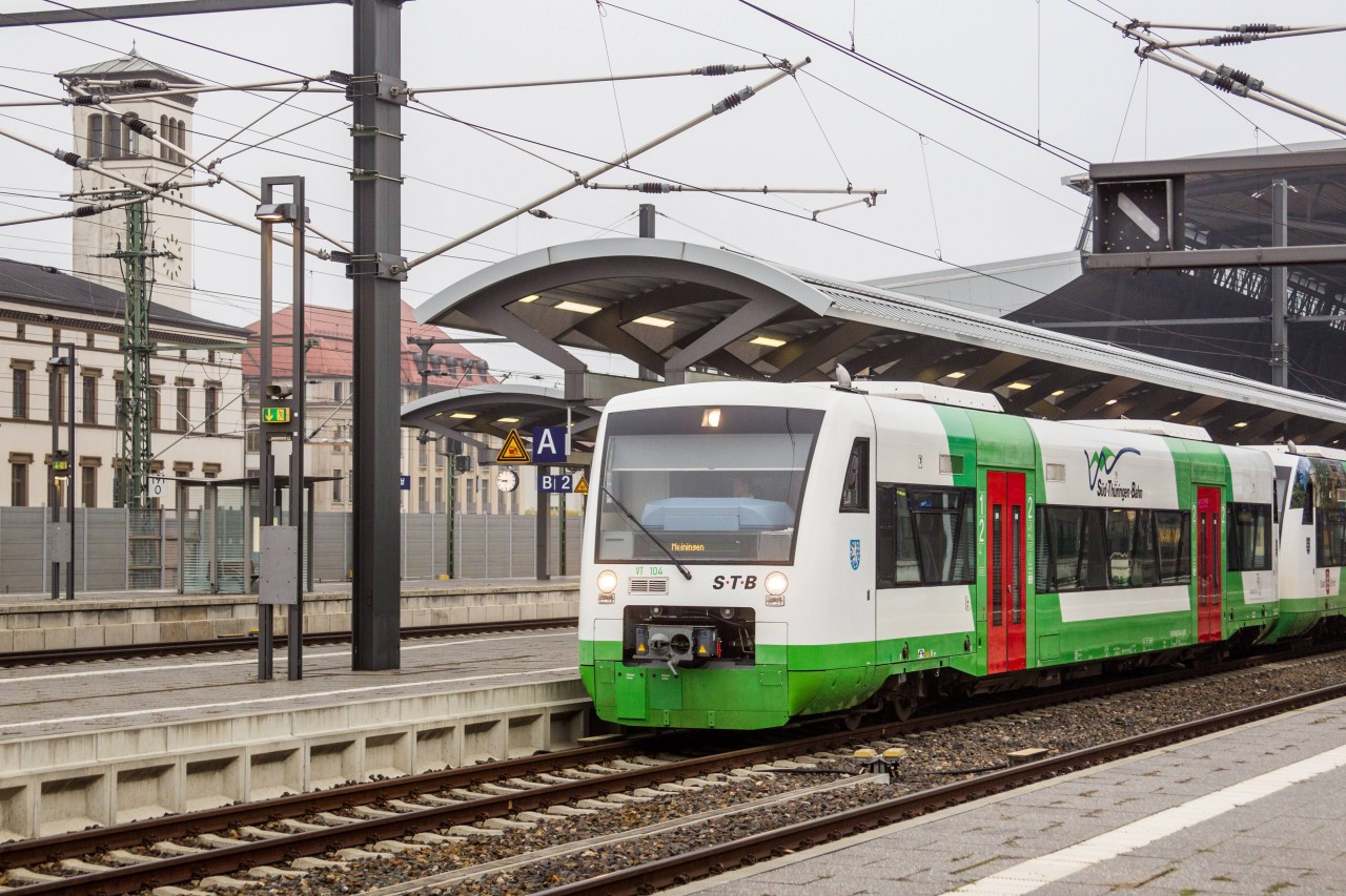 Auch Züge der Süd-Thüringen-Bahn sind betroffen. (Archivbild)