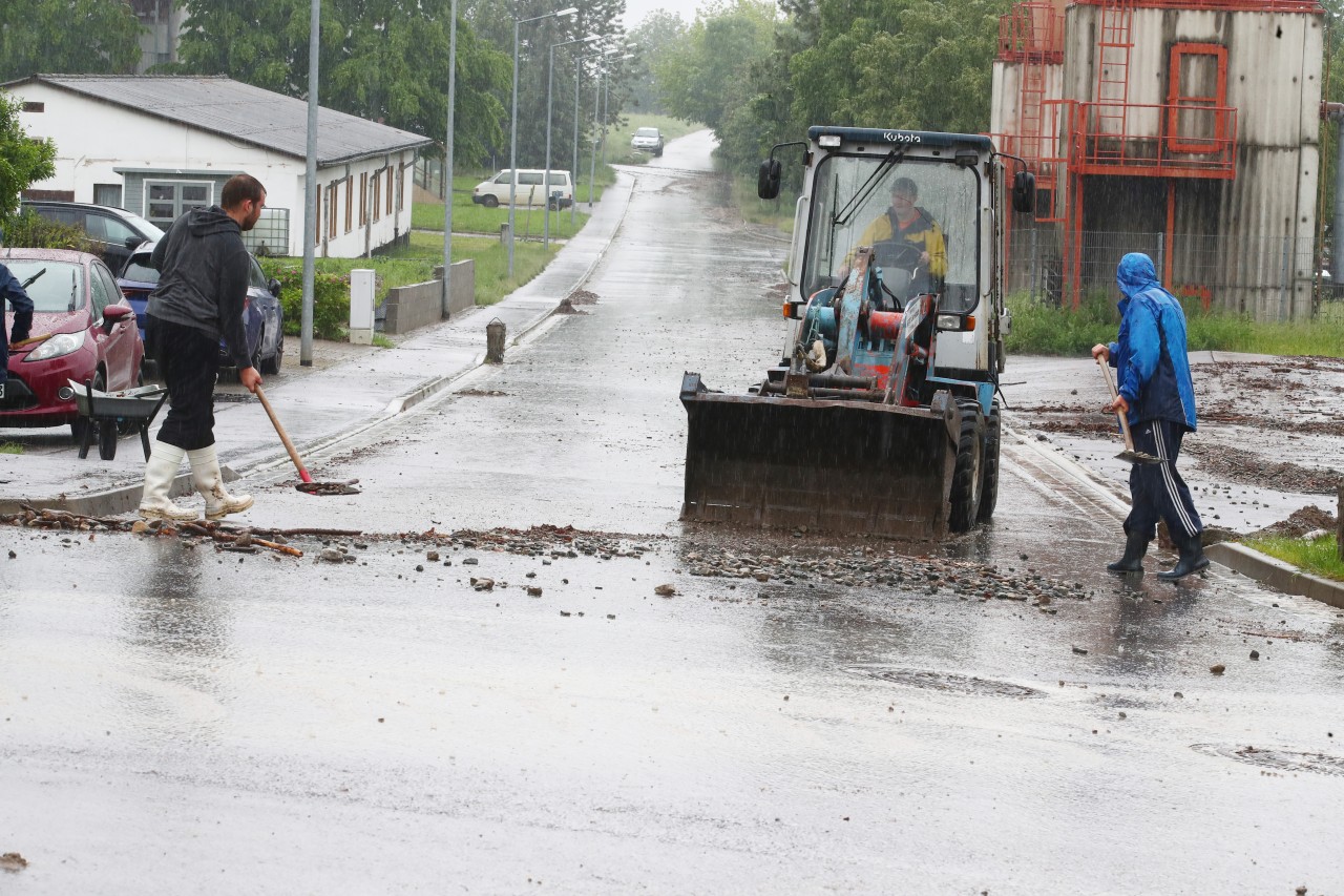 Das Unwetter verwüstete weite Teile Thüringens.