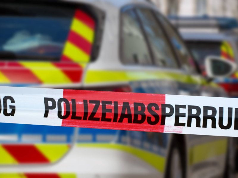 Polizeiabsperrung Thüringen