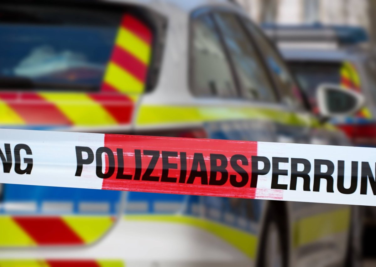 Polizeiabsperrung Thüringen