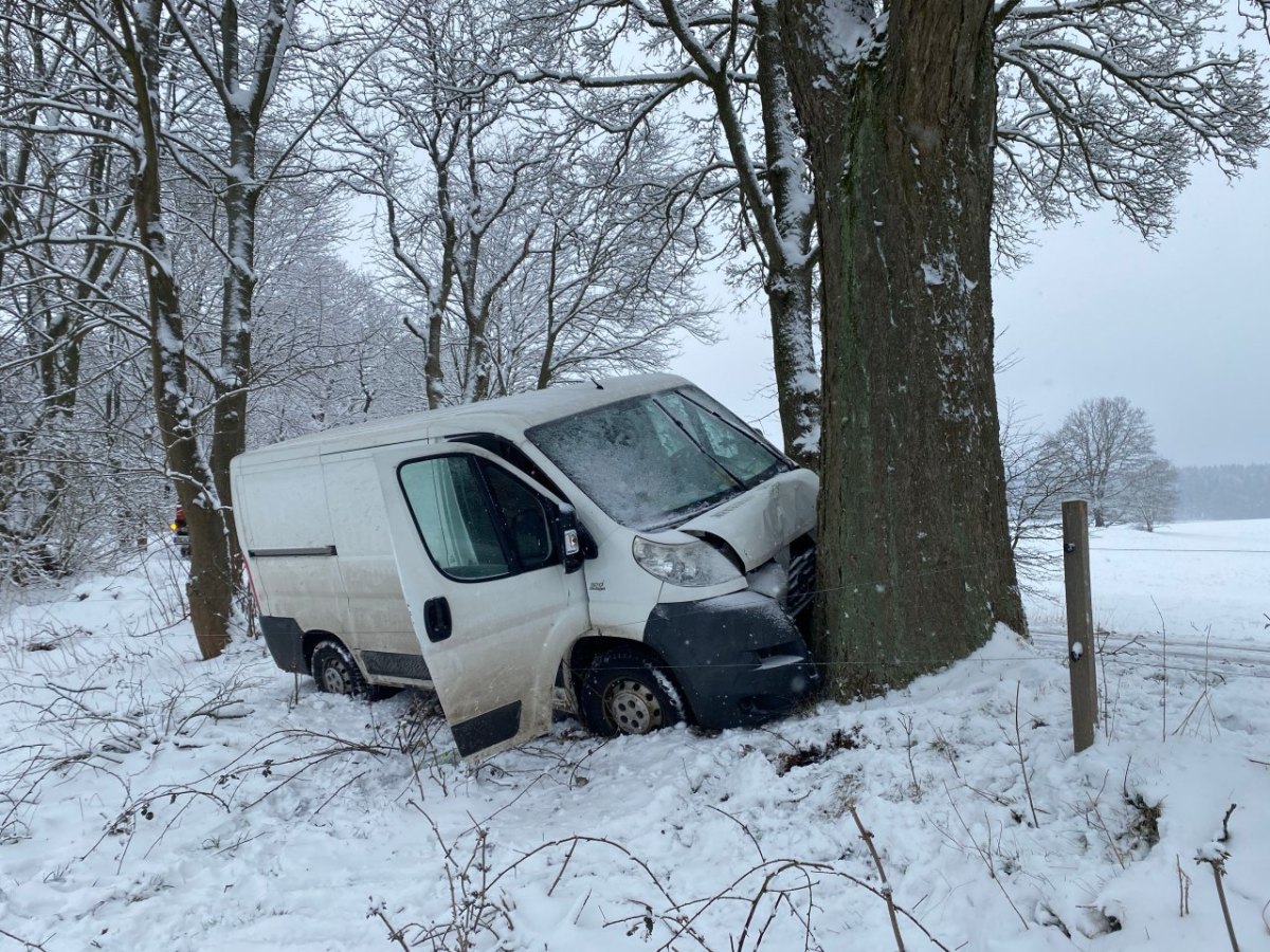 Unfall Thüringen Schnee