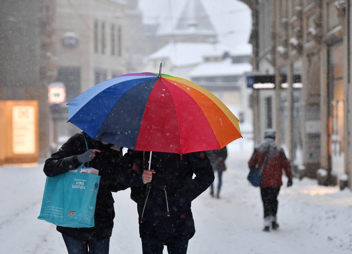 Wintereinbruch Thüringen