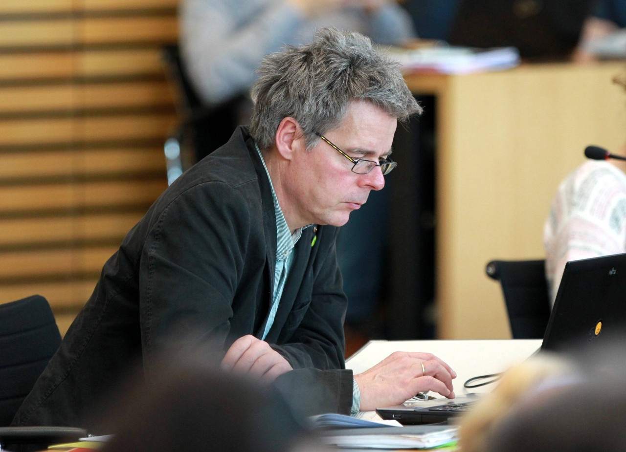 Olaf Müller (Grüne) hat im Landtag in Erfurt eine dicke Schelte kassiert. (Archivbild)