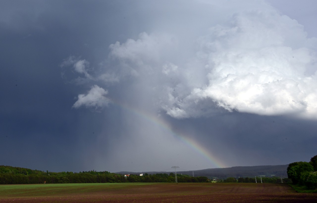 Unwetter in Thüringen: Der Freistaat ist beim Sturm am Freitag relativ glimpflich davongekommen.