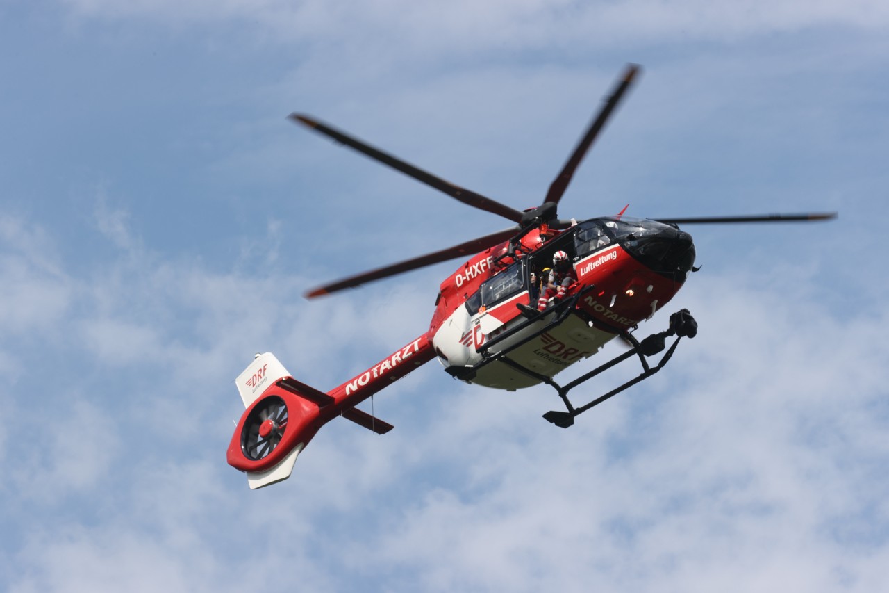 Nach dem Unfall in Saalfeld kam auch ein Rettungshubschrauber zum Einsatz. (Symbolbild)