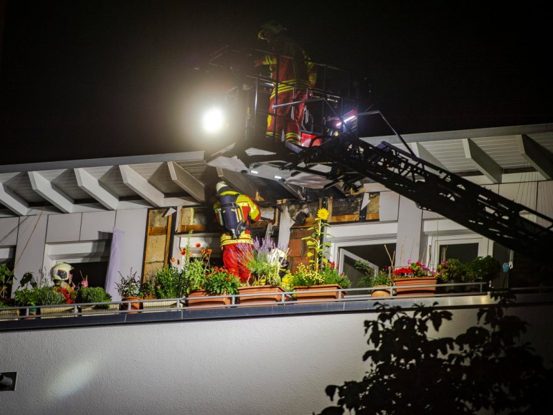 Erfurt Brand Dachgeschoss