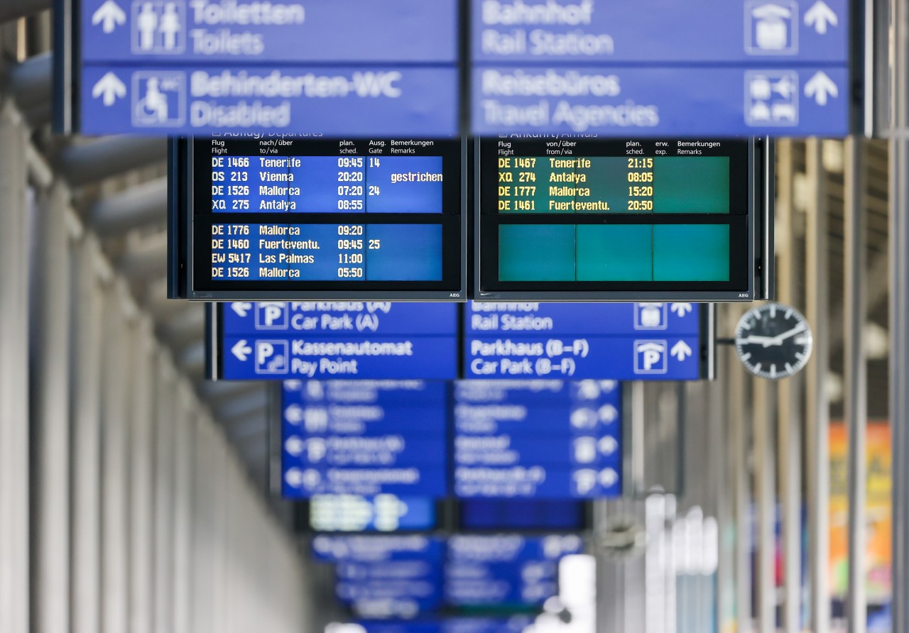 Am Flughafen in Leipzig stehen für die kommende Woche erneut Proteste an (Symbolbild).