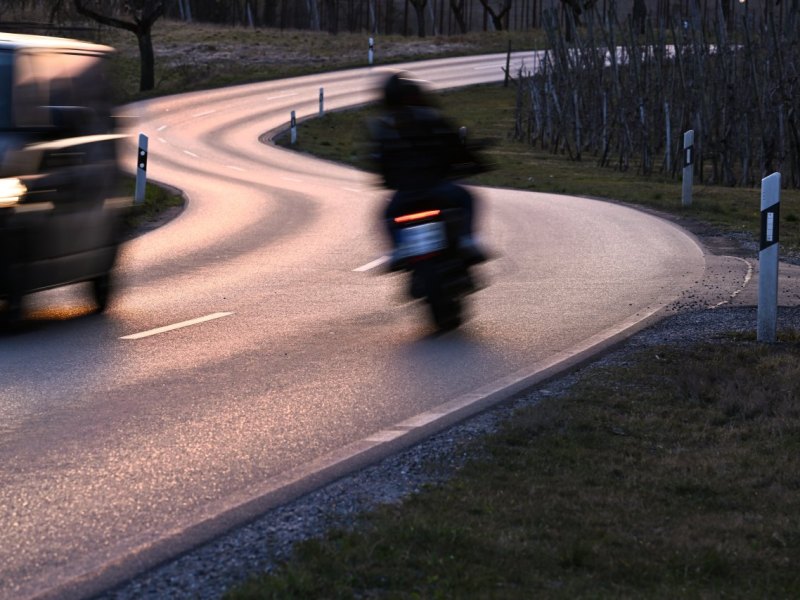 Saalfeld Motorradfahrer