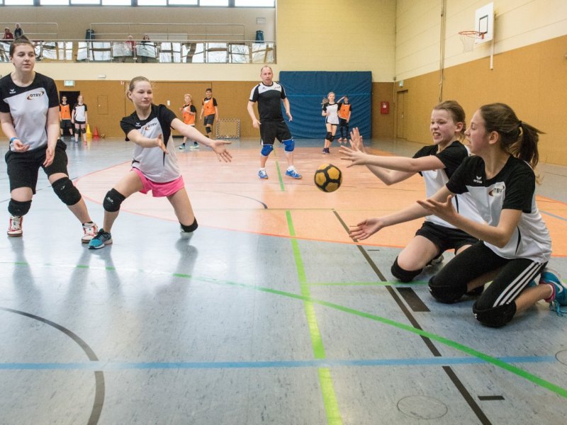 Tchoukball-Training in Weimar