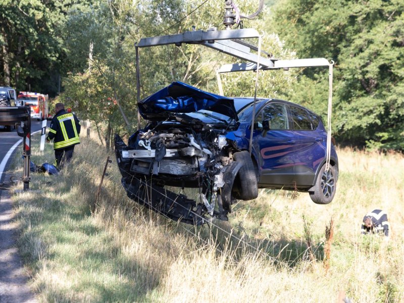 Thüringen Unfall Schmalkalden