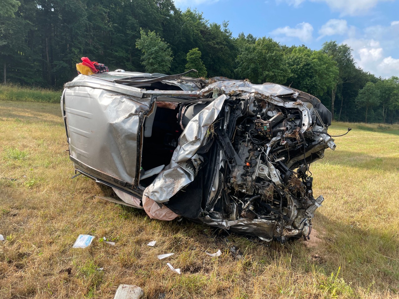 Tödlicher Unfall im Kreis Schmalkalden-Meiningen (Thüringen).