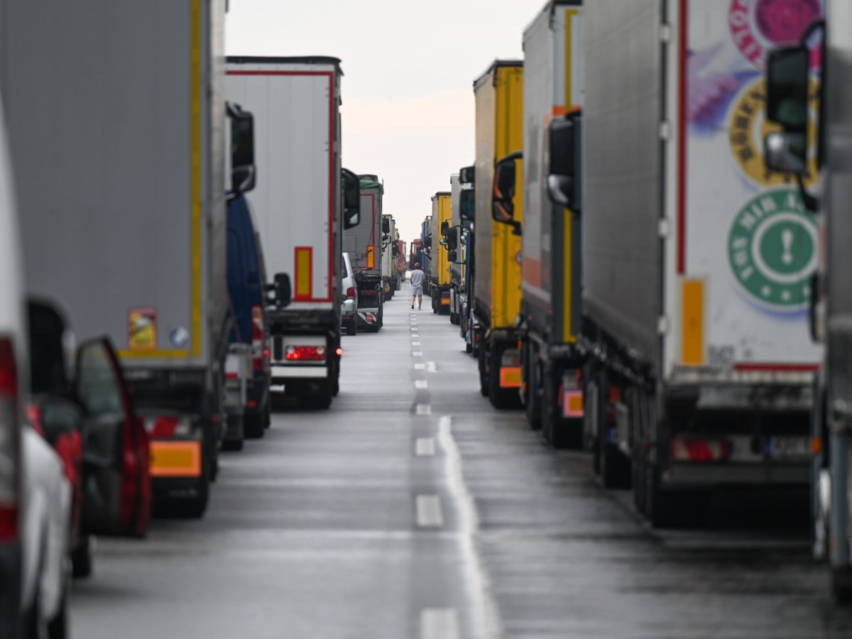 A4 in Thüringen Stau