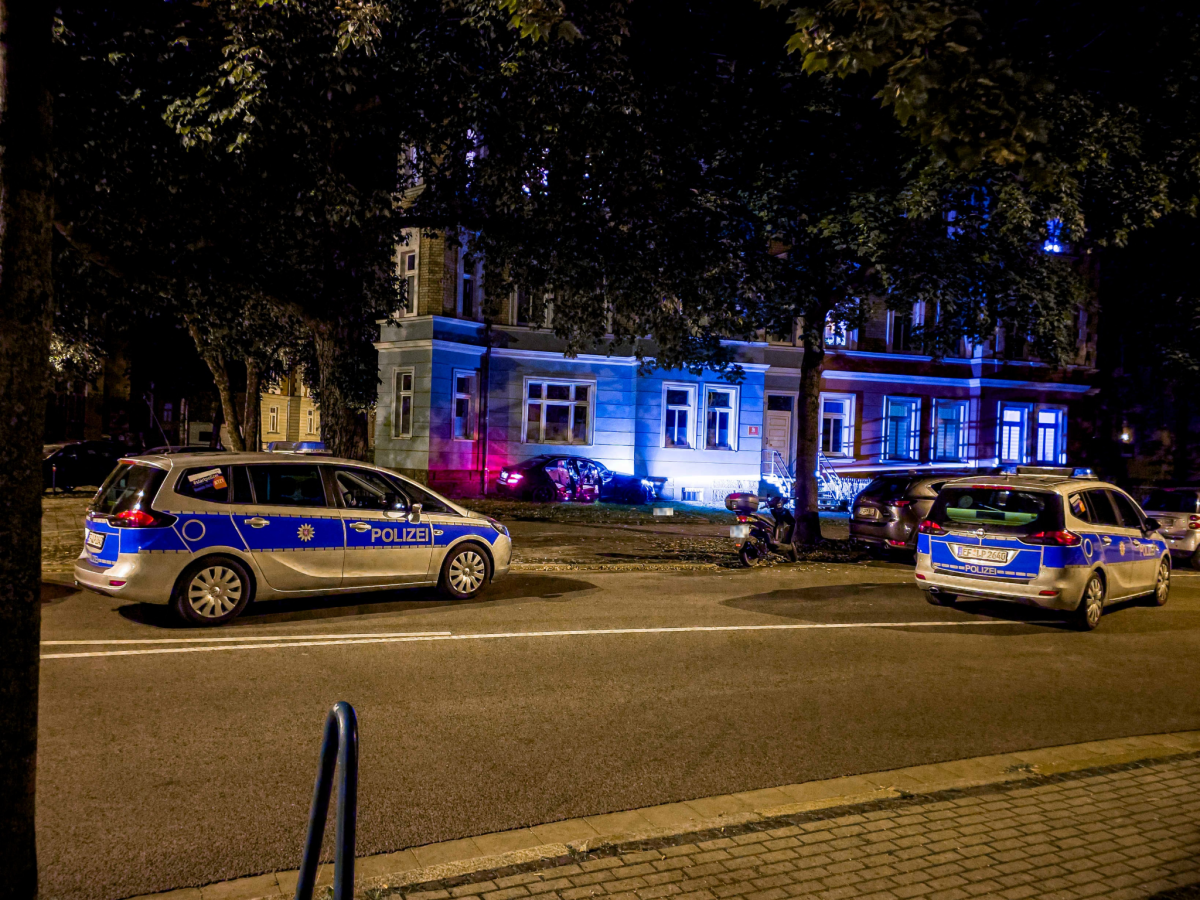 Eine Polizeikontrolle in Erfurt endete mit einem Knall!