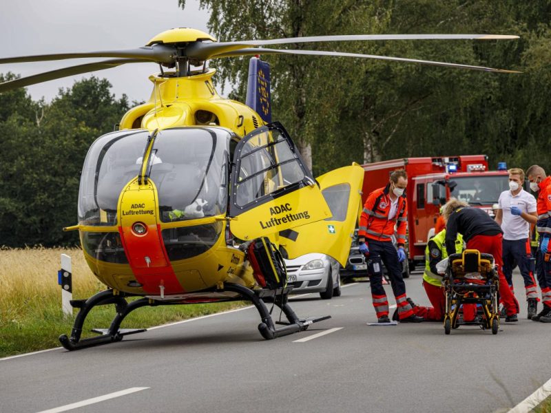 Rettungshubschrauber-Einsatz in Thüringen