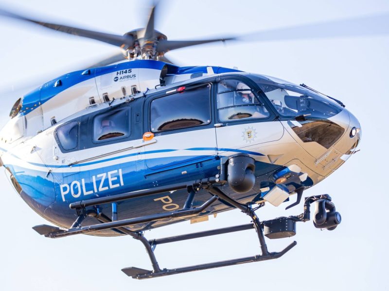 Thüringen Polizeihubschrauber