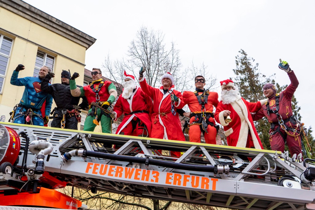 Die Berufsfeuerwehr Erfurt hat für strahlende Kinderaugen gesorgt!