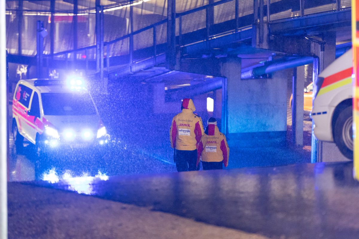 Schwerer Unfall auf der Bobbahn in Oberhof