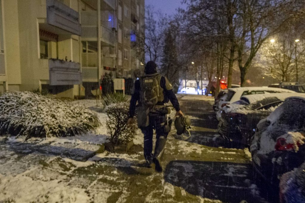 Das SEK war im Erfurter Süden im Einsatz.