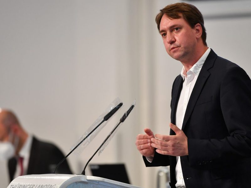 Der innenpolitische Sprecher der Linken im Thüringer Landtag, Sascha Bilay. (archivbild)