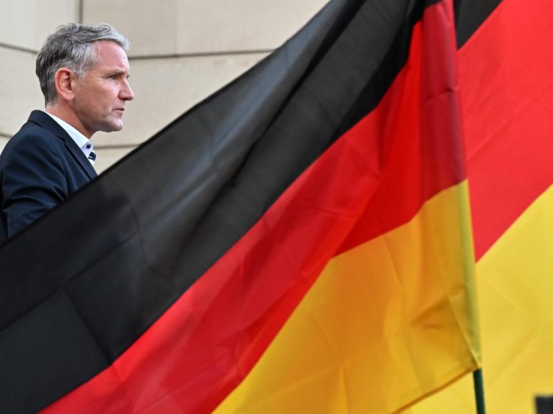 Björn Höcke, AfD-Landesvorsitzender und Fraktionschef im Thüringer Landtag, bekommt sein Fett weg.