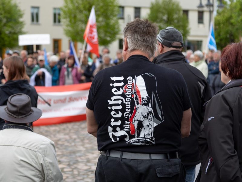 In Schleusingen in Thüringen hat eine rechte Demo ein abruptes Ende gefunden.
