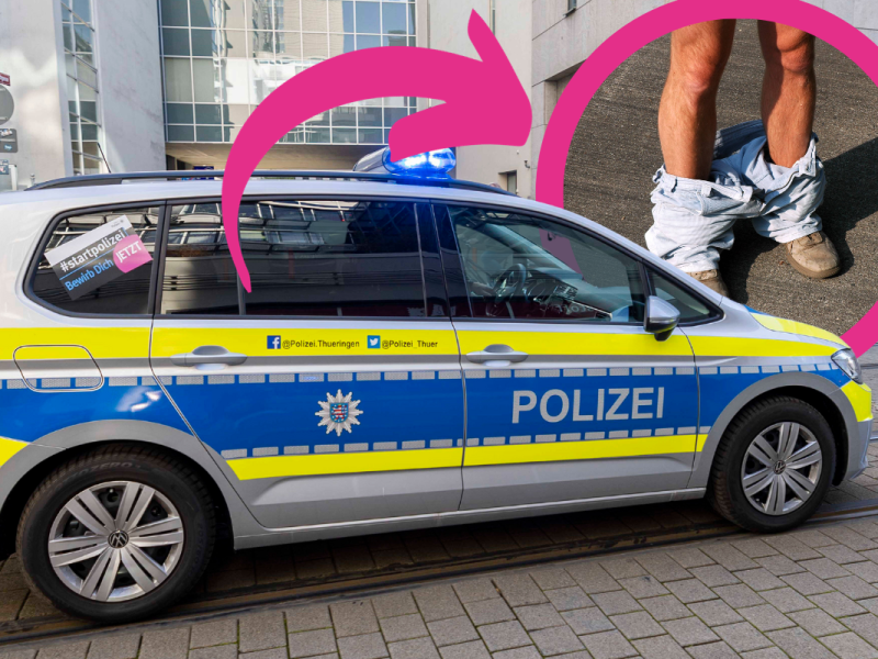 Erfurt: Mann behindert die Polizei am Anger – und zieht plötzlich blank!