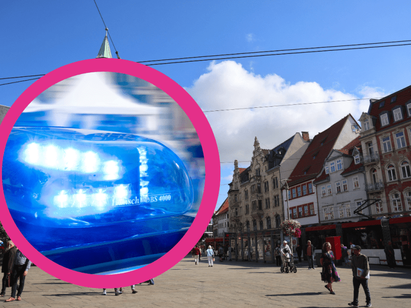 Anger in Erfurt: Krückstock-Attacke! Männer-Streit gerät völlig aus dem Ruder