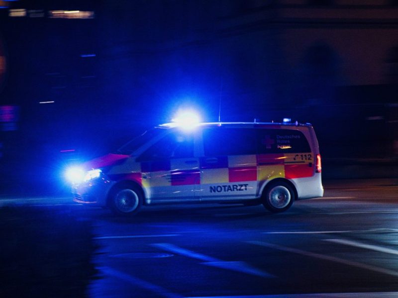 Notarzt mit Blaulicht
