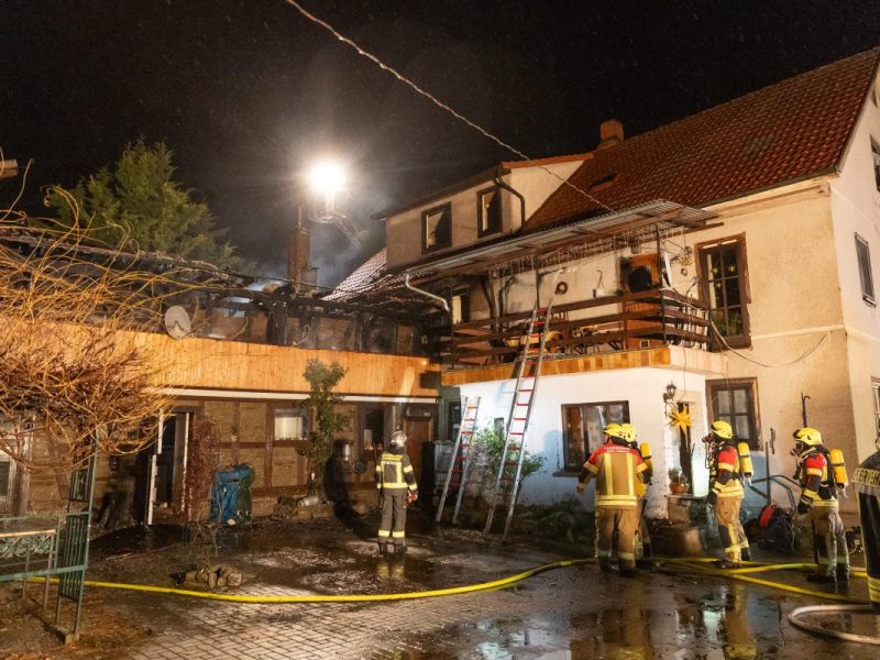 Brand in Römhild
