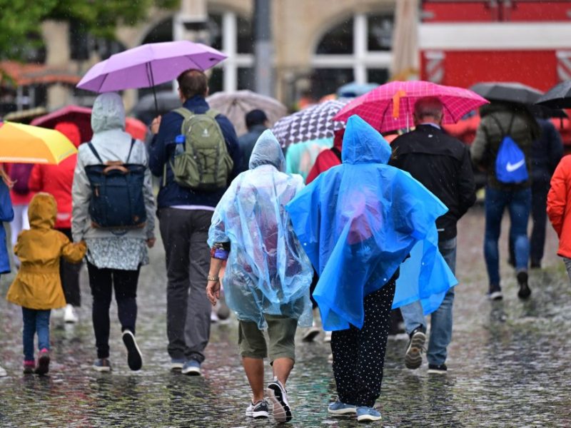 Wetter in Thüringen: Es bliebt mild und regnerisch.