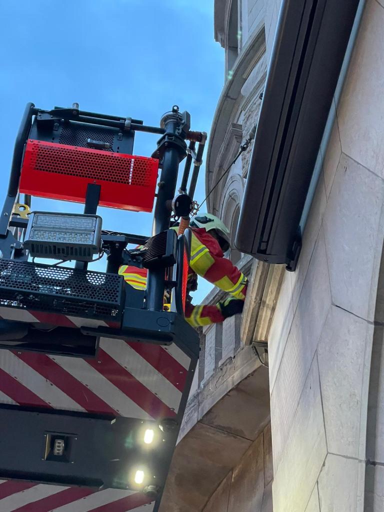 Erfurt Hauptbahnhof Feuerwehr Einsatz