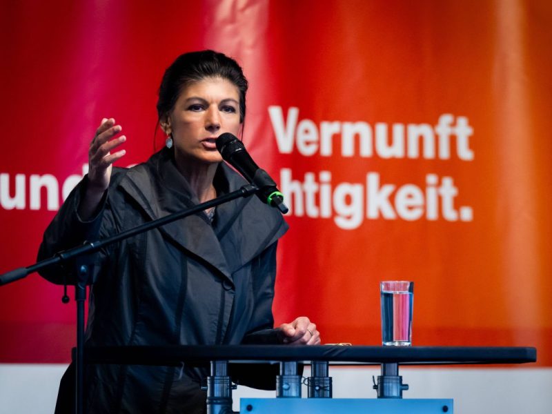 Sahra Wagenknecht war zu Gast in Weimar.