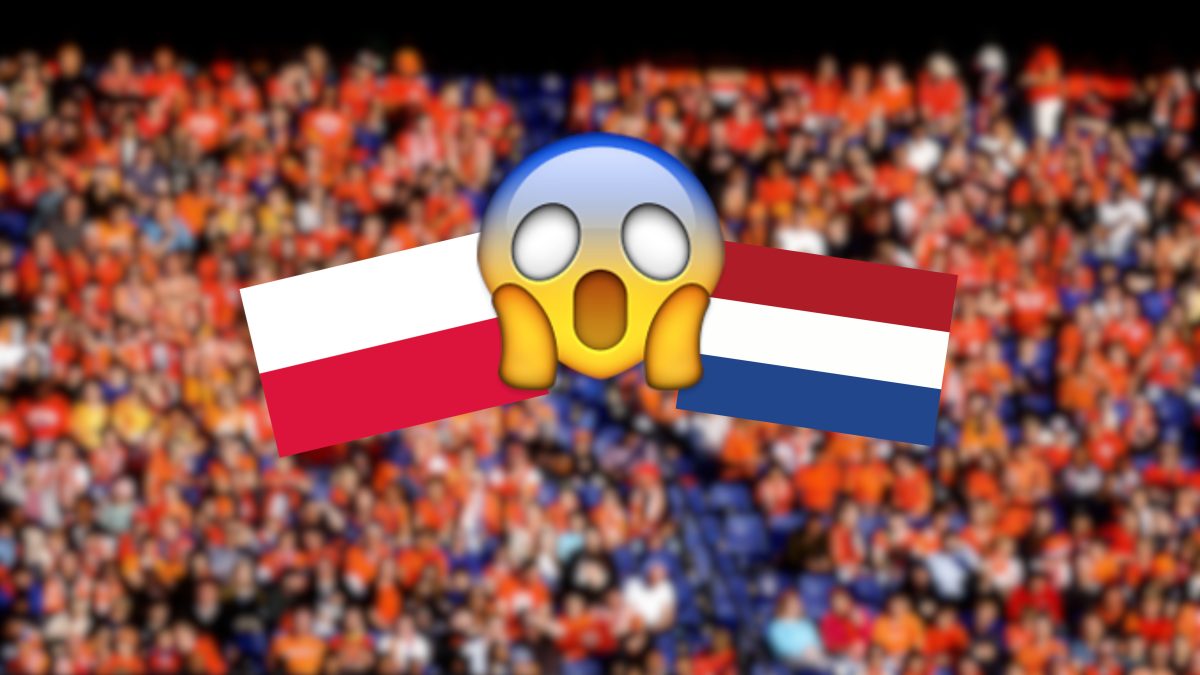 Die niederländischen Fans sorgen bei Polen - Niederlande für jede Menge Stimmung.