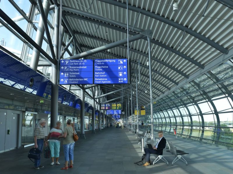 Am Flughafen in Leipzig wird es vermutlich voll. (Archivbild)