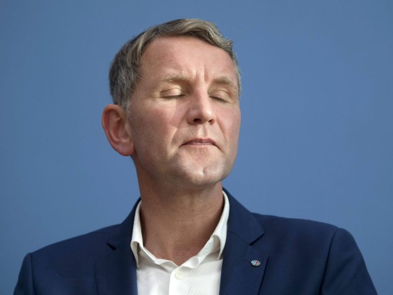 Müde vor der Thüringen-Wahl: Björn Höcke.