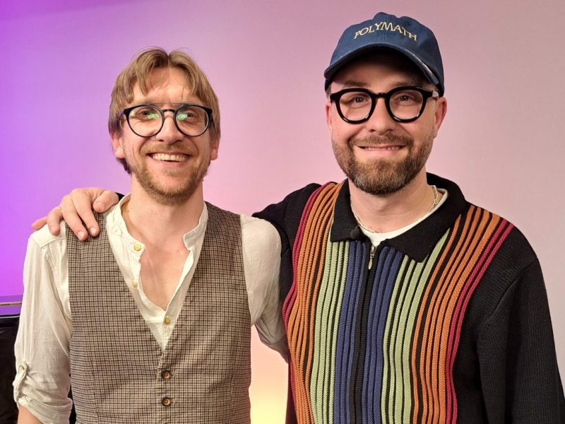 Florian Spindler und Mark Forster während des 