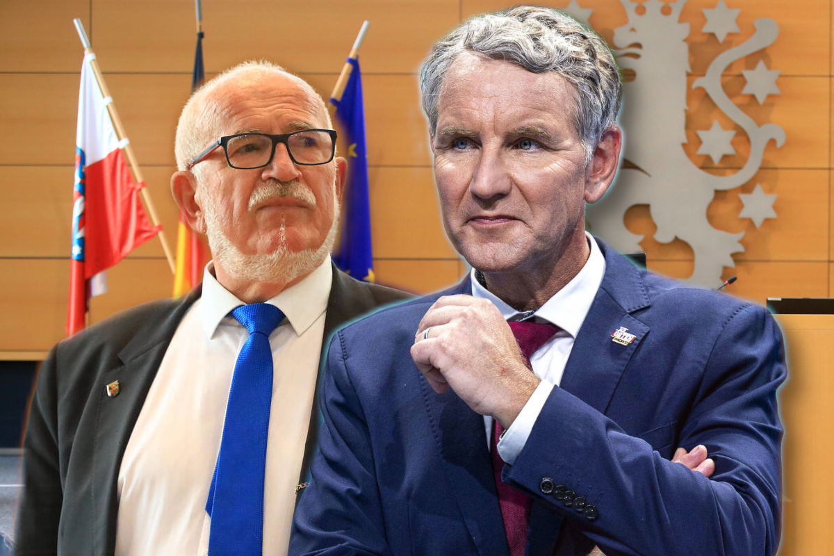 Chaos-Start im Landtag von Thüringen.