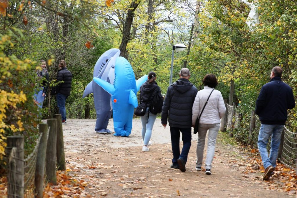 Alle Verkleidungen sind im Zoopark Erfurt willkommen